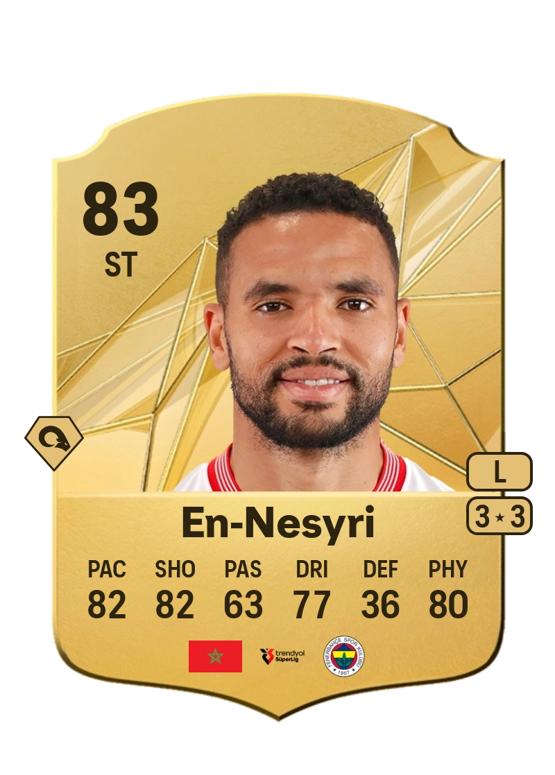 Youssef En-Nesyri Rare 83 Overall Rating