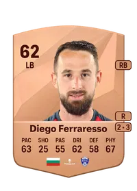 Diego Ferraresso Common 62 Overall Rating