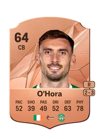 Warren O'Hora Rare 64 Overall Rating