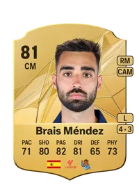 Brais Méndez Rare 81 Overall Rating