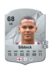 Toby Sibbick Rare 68 Overall Rating