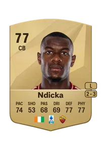 Evan Ndicka Common 77 Overall Rating