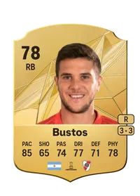 Fabricio Bustos Rare 78 Overall Rating