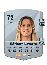 Bárbara Latorre Common 72 Overall Rating