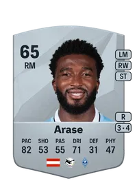 Kelvin Arase Common 65 Overall Rating