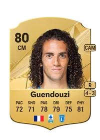 Mattéo Guendouzi Rare 80 Overall Rating