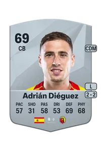 Adrián Diéguez Common 69 Overall Rating