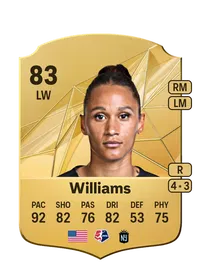 Lynn Williams Rare 83 Overall Rating