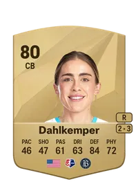 Abby Dahlkemper Common 80 Overall Rating