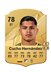 Cucho Hernández Rare 78 Overall Rating