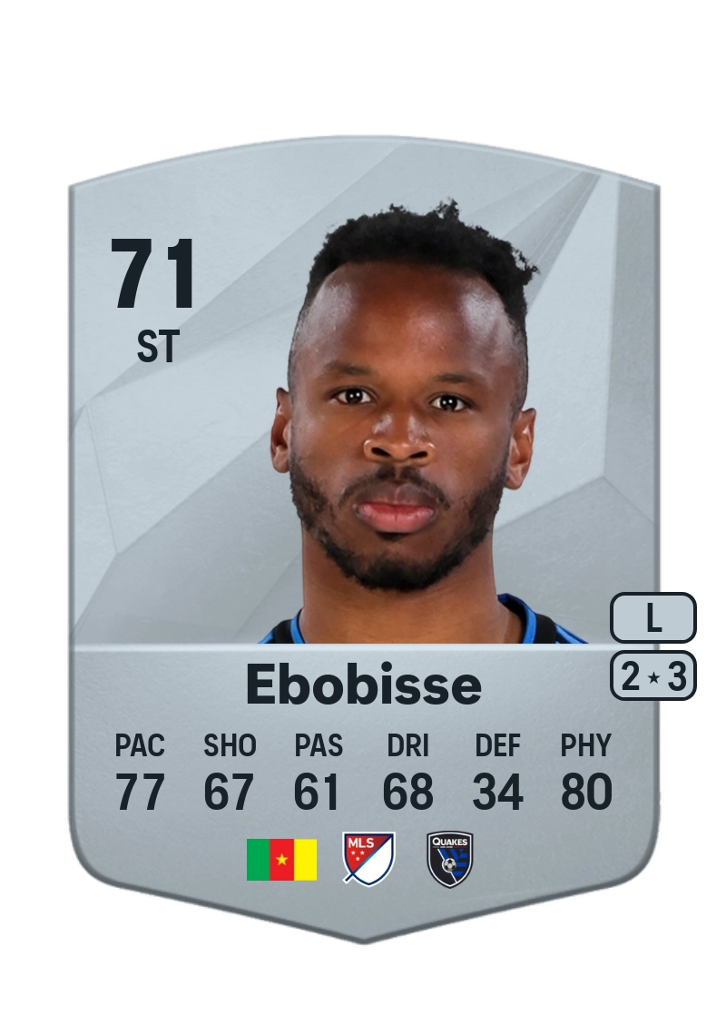 Jeremy Ebobisse Common 71 Overall Rating