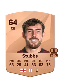 Sam Stubbs Common 64 Overall Rating