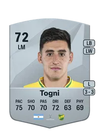 Gastón Togni Common 72 Overall Rating