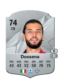 Alberto Dossena Rare 74 Overall Rating