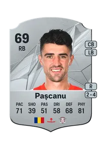 Alexandru Pașcanu Rare 69 Overall Rating