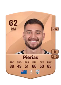 Dylan Pierias Common 62 Overall Rating