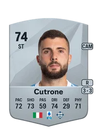 Patrick Cutrone Common 74 Overall Rating