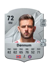 Aron Dønnum Rare 72 Overall Rating