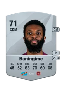 Beni Baningime Common 71 Overall Rating