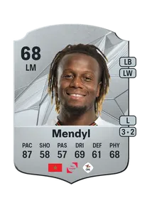 Hamza Mendyl Rare 68 Overall Rating