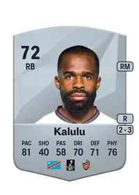 Gédéon Kalulu Common 72 Overall Rating