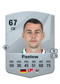 Torge Paetow Common 67 Overall Rating