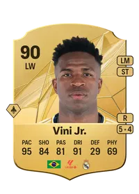 Vini Jr. Rare 90 Overall Rating