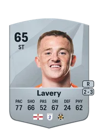 Shayne Lavery Common 65 Overall Rating