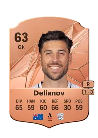 James Delianov Rare 63 Overall Rating