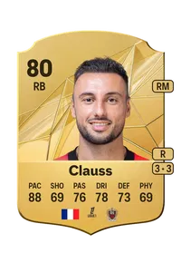 Jonathan Clauss Rare 80 Overall Rating