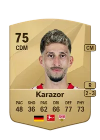 Atakan Karazor Common 75 Overall Rating