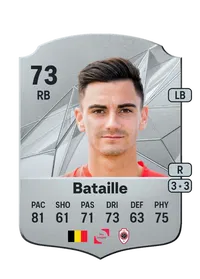 Jelle Bataille Rare 73 Overall Rating