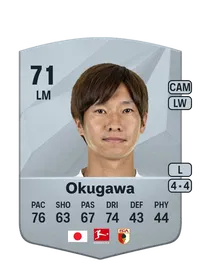 Masaya Okugawa Common 71 Overall Rating