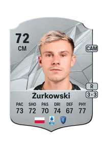 Szymon Żurkowski Rare 72 Overall Rating