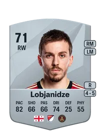 Saba Lobjanidze Common 71 Overall Rating