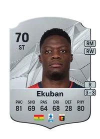 Caleb Ekuban Rare 70 Overall Rating