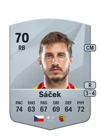 Michal Sáček Common 70 Overall Rating