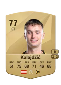 Saša Kalajdžić Common 77 Overall Rating