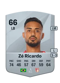 Zé Ricardo Common 66 Overall Rating