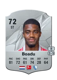 Myron Boadu Rare 72 Overall Rating