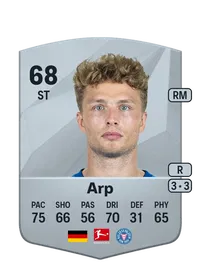 Jann-Fiete Arp Common 68 Overall Rating