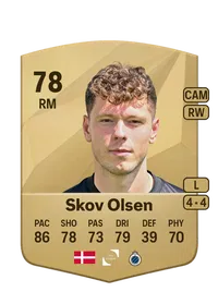 Andreas Skov Olsen Common 78 Overall Rating