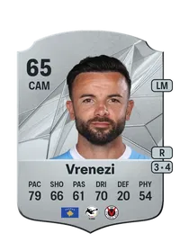 Albion Vrenezi Rare 65 Overall Rating