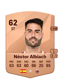 Néstor Albiach Common 62 Overall Rating