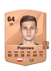 Konrad Poprawa Common 64 Overall Rating