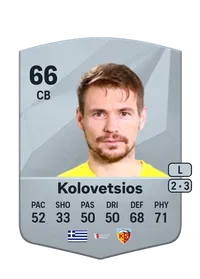 Dimitrios Kolovetsios Common 66 Overall Rating