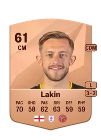 Charlie Lakin Common 61 Overall Rating