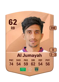 Fahad Al Jumayah Common 62 Overall Rating