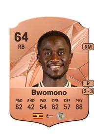 Elvis Bwomono Rare 64 Overall Rating