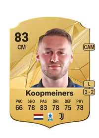 Teun Koopmeiners Rare 83 Overall Rating